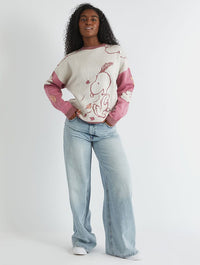 Peanuts x Skinnydip Snoopy Varsity Knitted Jumper Jumpers & Cardigans Skinnydip London