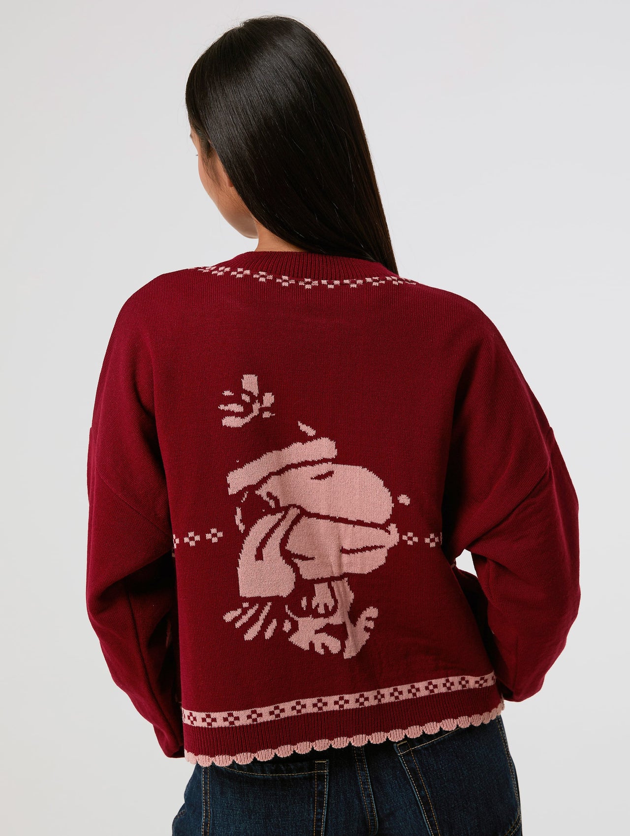 Peanuts x Skinnydip Snoopy Winter Knitted Cardigan Jumpers & Cardigans Skinnydip London