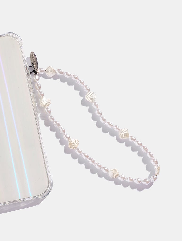 Pearly Shell Beaded Strap Phone Grips Skinnydip London