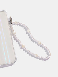 Pearly Shell Beaded Strap Phone Grips Skinnydip London