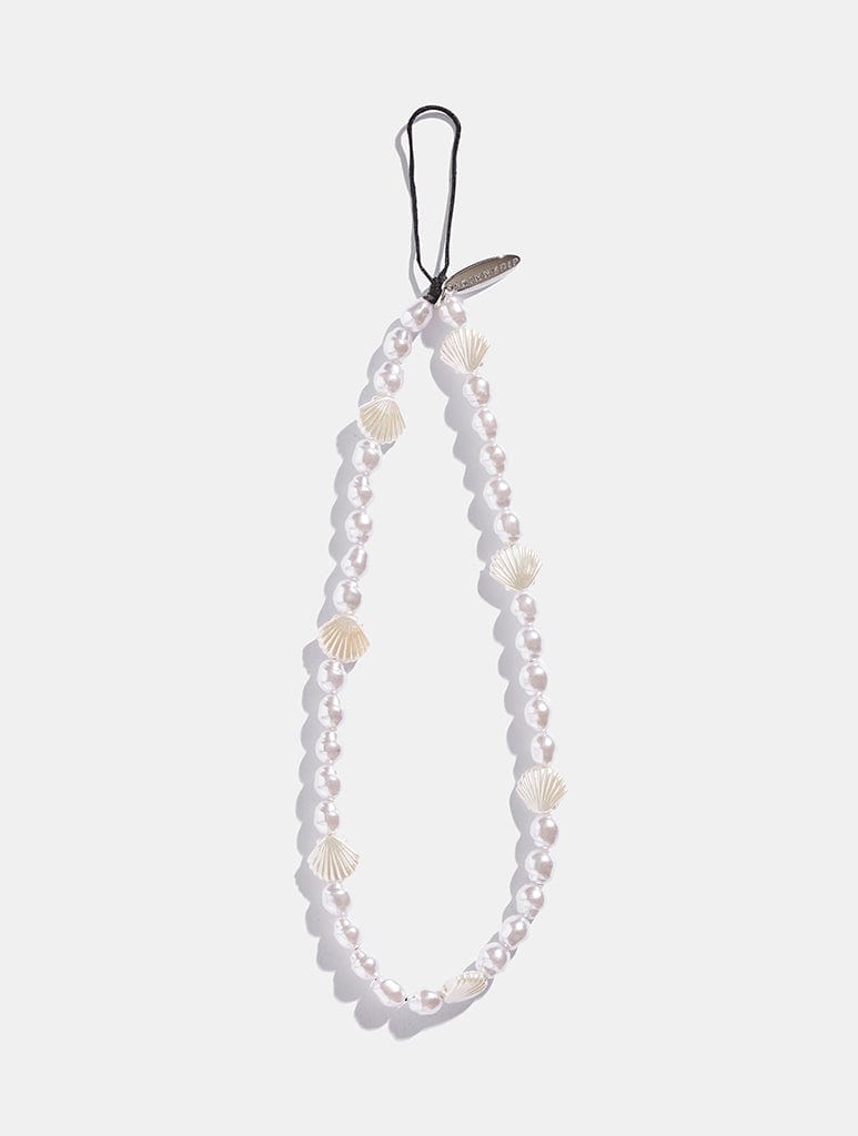 Pearly Shell Beaded Strap Phone Grips Skinnydip London