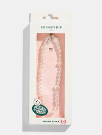 Pearly Shell Beaded Strap Phone Grips Skinnydip London