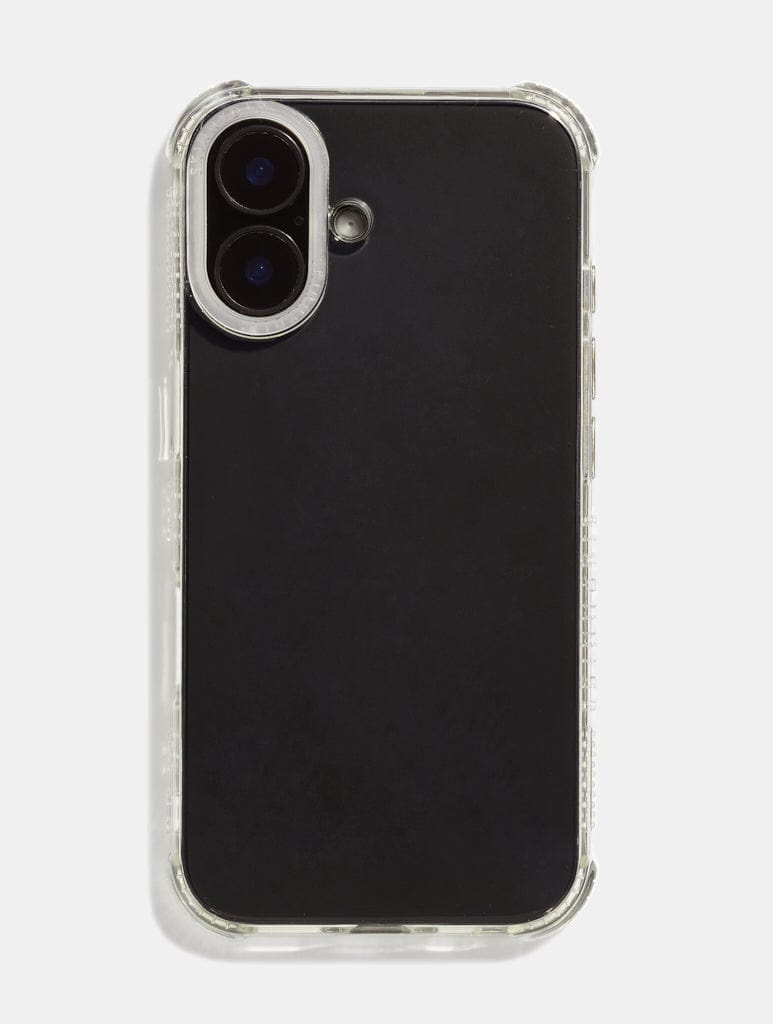 Personalised Clear Shock iPhone Case With Clear Camera Hole Phone Cases Skinnydip London