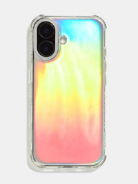 Personalised Holo Foil & Clear Camera Hole Shock iPhone Case Phone Cases Skinnydip London