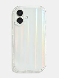 Personalised Holo Shock iPhone Case With Clear Camera Hole Phone Cases Skinnydip London