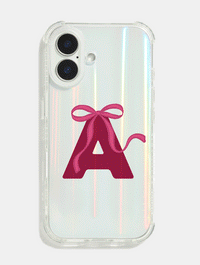Personalised Subtle Holo Shock iPhone Case with Clear Camera Hole Phone Cases Skinnydip London