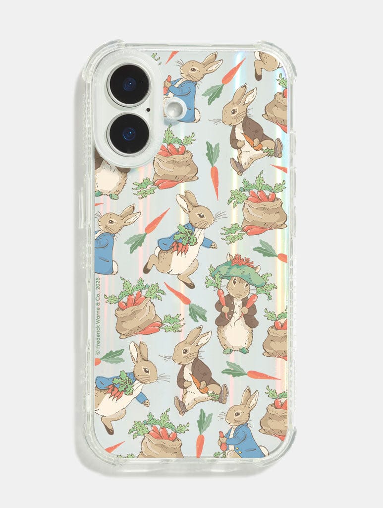 Peter Rabbit x Skinnydip Carrot Pattern Shock iPhone Case Phone Cases Skinnydip London