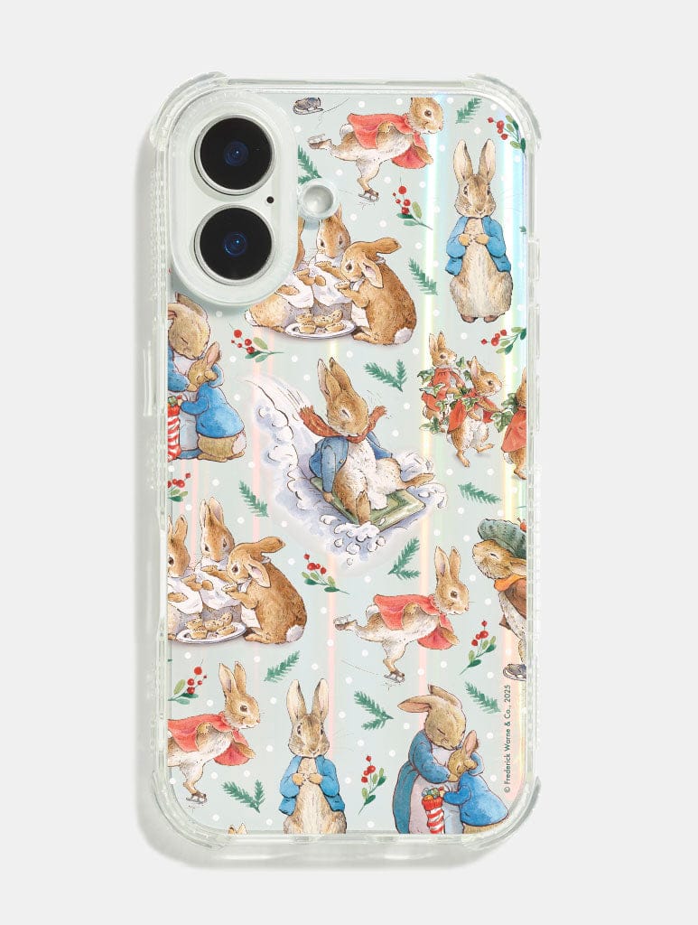 Peter Rabbit x Skinnydip Snowy Pattern Shock iPhone Case Phone Cases Skinnydip London