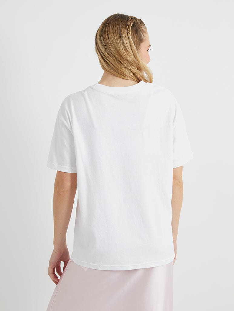 Pickle Slut T-Shirt In White Tops & T-Shirts Skinnydip London