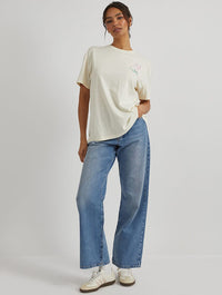 Picnic Party T-Shirt in Ecru Tops & T-Shirts Skinnydip London