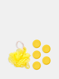 Pineapple Shower Steamer and Loofah Tin Body Care Skinnydip London