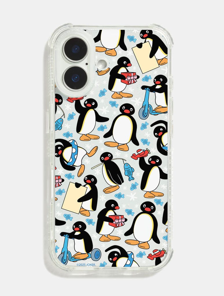 Pingu x Skinnydip Pingu Repeat Shock iPhone Case Phone Cases Skinnydip London