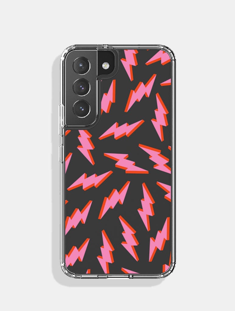 Pink and Red Lightening Bolt Android Case Phone Cases Skinnydip London