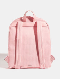Pink Bow Embroidered Backpack Backpacks Skinnydip London