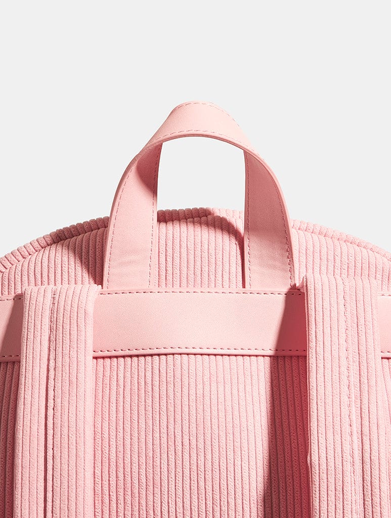 Pink Bow Embroidered Backpack Backpacks Skinnydip London