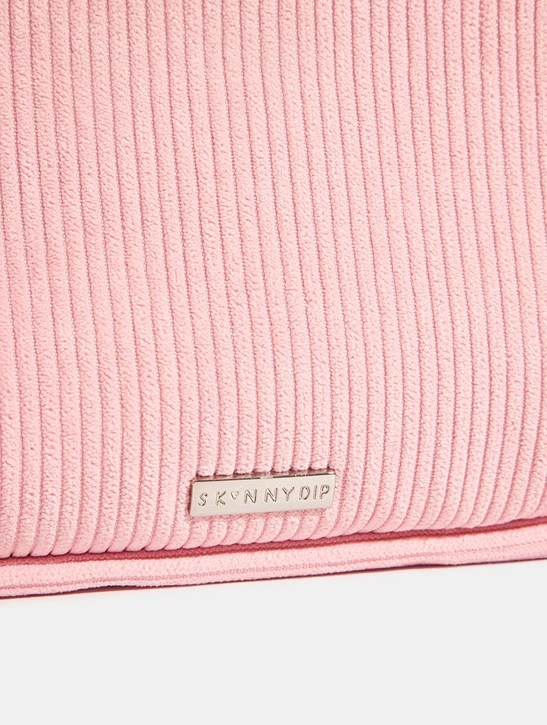 Pink Bow Embroidered Backpack Backpacks Skinnydip London