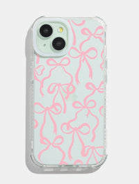 Pink Bows Shock iPhone Case Phone Cases Skinnydip London