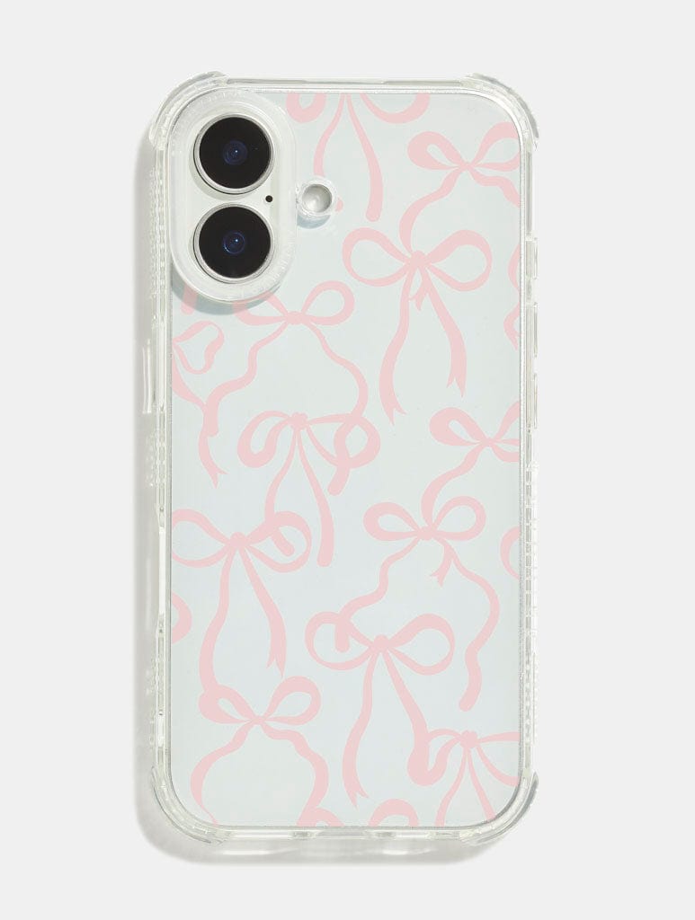 Pink Bows Shock iPhone Case Phone Cases Skinnydip London