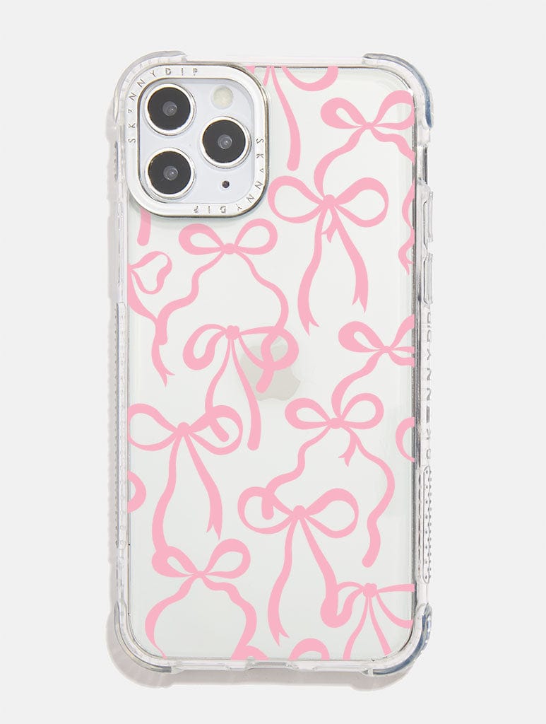 Pink Bows Shock iPhone Case Phone Cases Skinnydip London