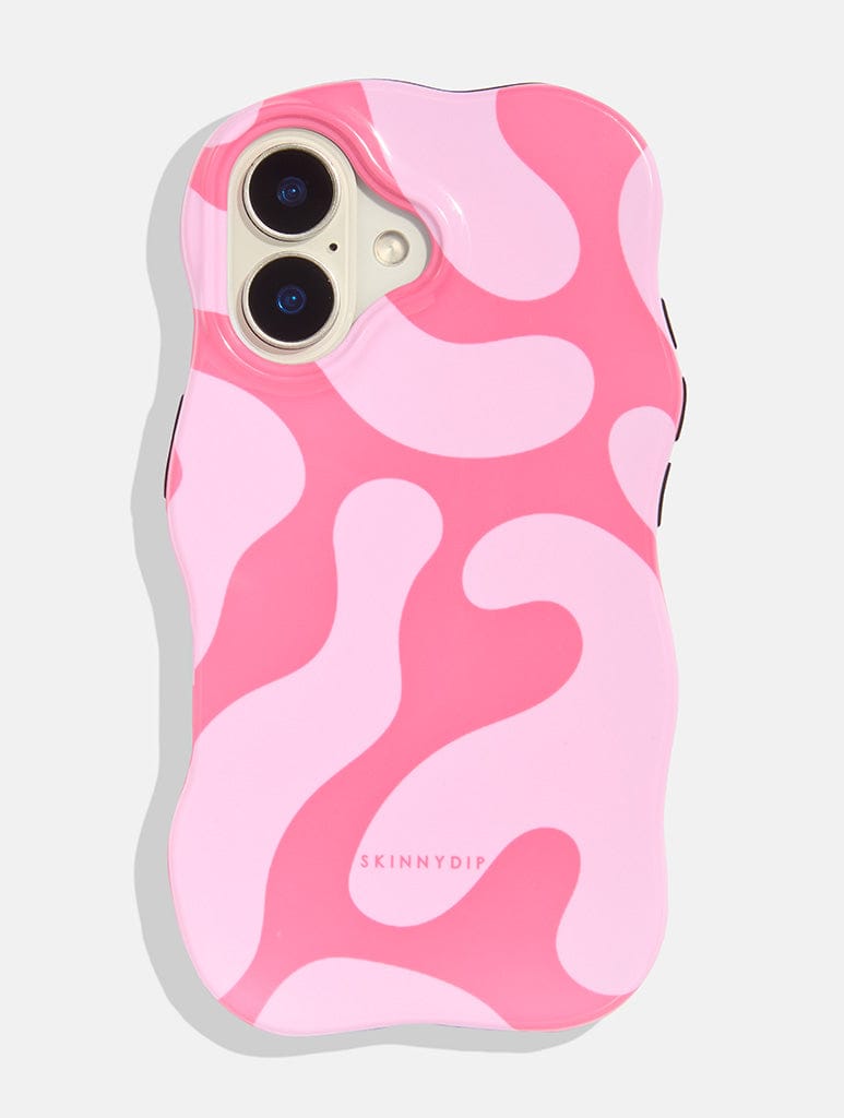 Pink Pattern Wiggle Ultra Protective iPhone Case Phone Cases Skinnydip London