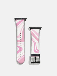 Pink Swirl Apple Watch Strap Watch Straps Skinnydip London