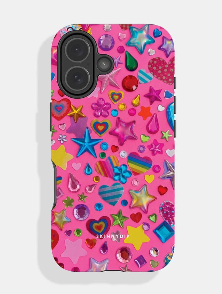 Pink Whimsical Rhinestones Ultra Protective iPhone Case Phone Cases Skinnydip London