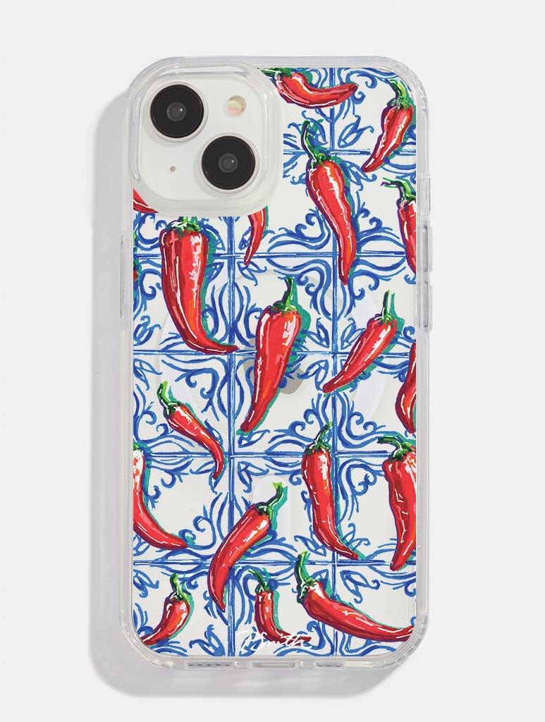 Pippa Smith Studio x Skinnydip Chillies On Tiles MagSafe iPhone Case Phone Cases Skinnydip London