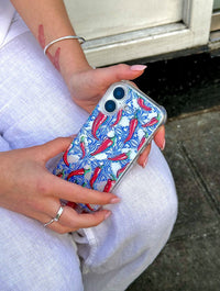 Pippa Smith Studio x Skinnydip Chillies On Tiles Shock iPhone Case Phone Cases Skinnydip London