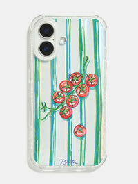 Pippa Smith Studio x Skinnydip Tomatoes On Green Stripes Phone Cases Skinnydip London