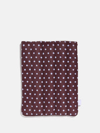 Polka Dot Quilted Bow Laptop Sleeve Laptop Cases Skinnydip London