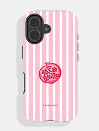Pomegranate Stripe Ultra Protective iPhone Case Phone Cases Skinnydip London