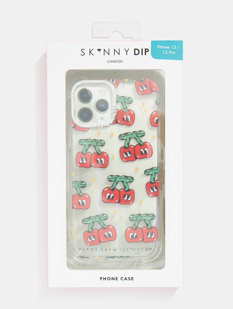 Poppy Crew x Skinnydip Cherries Shock iPhone Case Phone Cases Skinnydip London