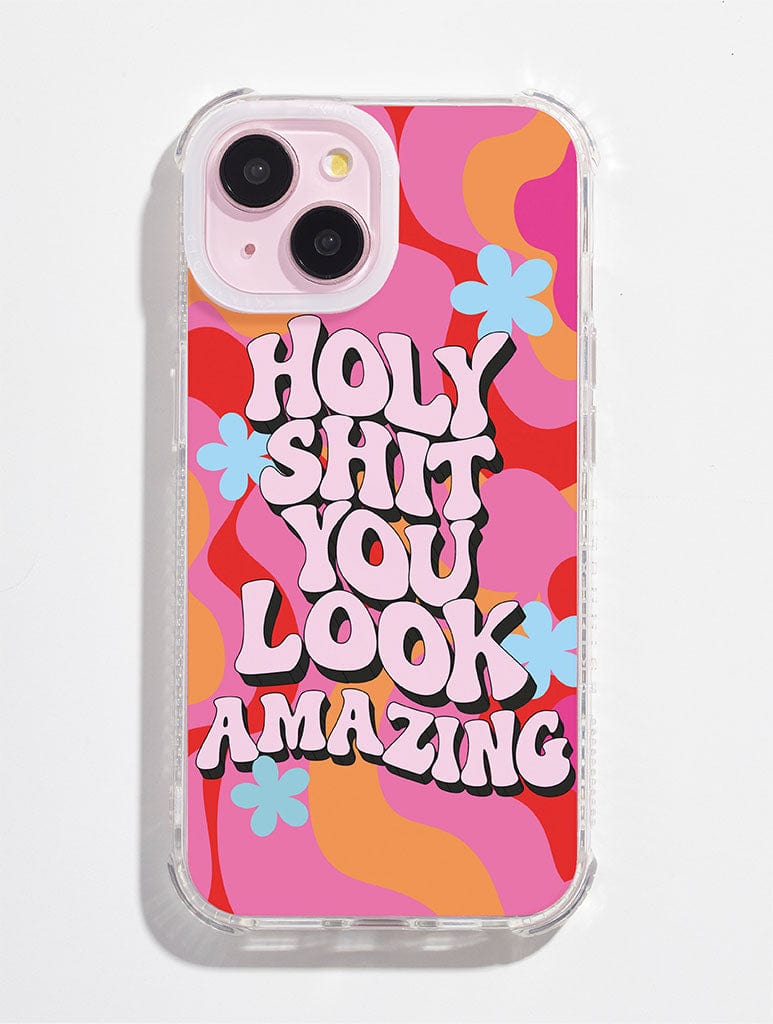 Printed Weird x Skinnydip Holy Shit Shock iPhone Case Phone Cases Skinnydip London