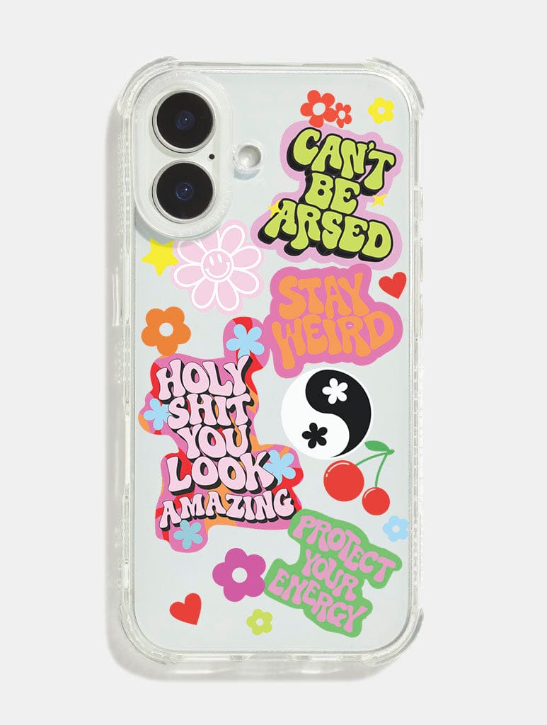 Printed Weird x Skinnydip Sticker Shock iPhone Case Phone Cases Skinnydip London