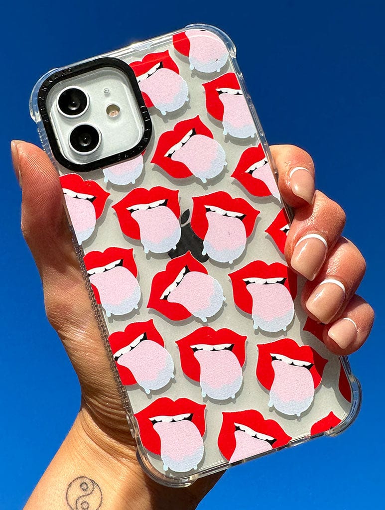 Prints by GG x Skinnydip Lick Me Shock iPhone Case Phone Cases Skinnydip London