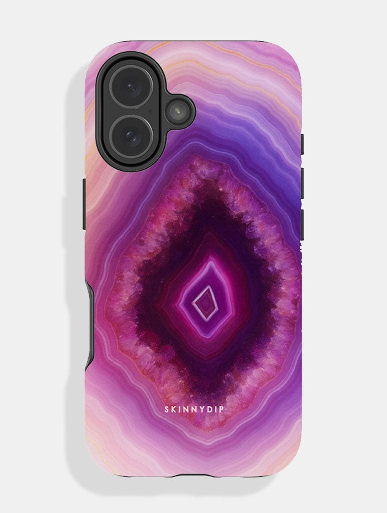 Purple Agate Ultra Protective iPhone Case Phone Cases Skinnydip London