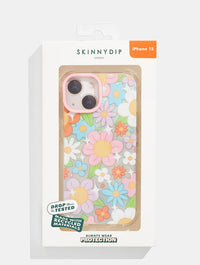 Retro Holo Flower Shock iPhone Case Phone Cases Skinnydip London