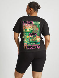 Rick And Morty x Skinnydip Poster T-Shirt Tops & T-Shirts Skinnydip London