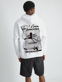 Rick And Morty x Skinnydip Rick Sanchez Futuristic Poster Hoodie (mens) Tops & T-Shirts Skinnydip London