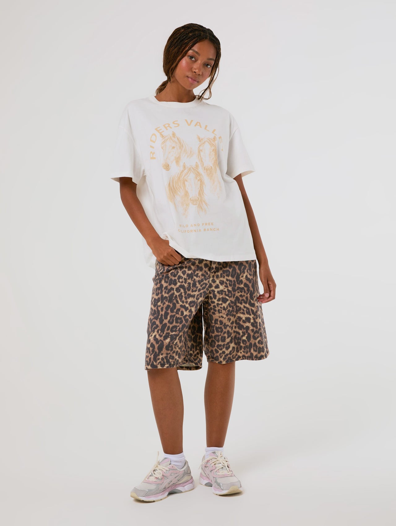 Riders Valley Ecru T-Shirt Tops & T-Shirts Skinnydip London