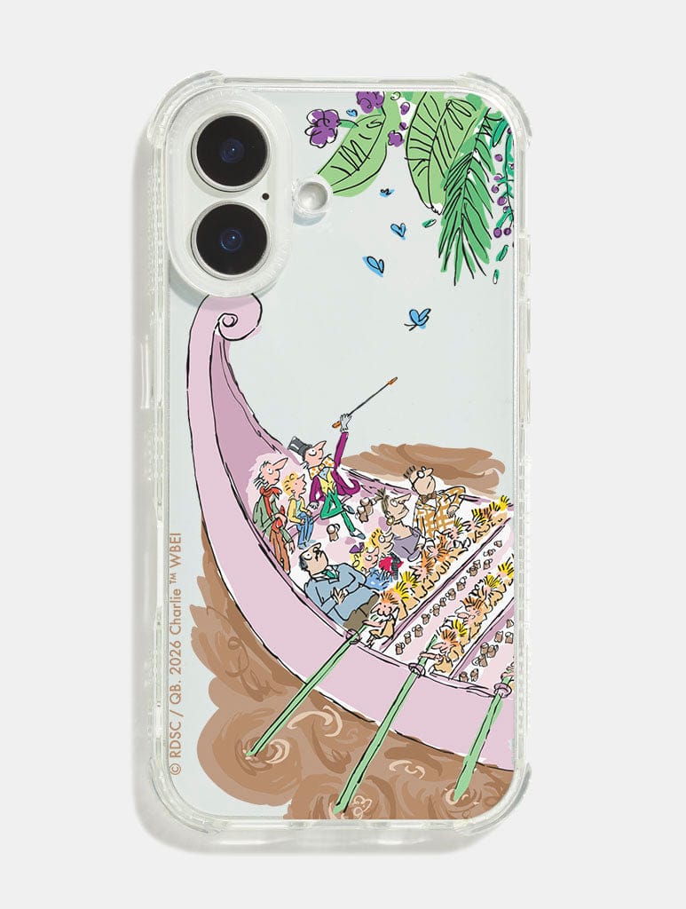 Roald Dahl x Skinnydip Charlie And The Chocolate Factory Chocolate River Shock iPhone Case Phone Cases Skinnydip London