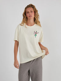 Roald Dahl x Skinnydip Charlie And The Chocolate Factory Golden Ticket T-Shirt In White Tops & T-Shirts Skinnydip London