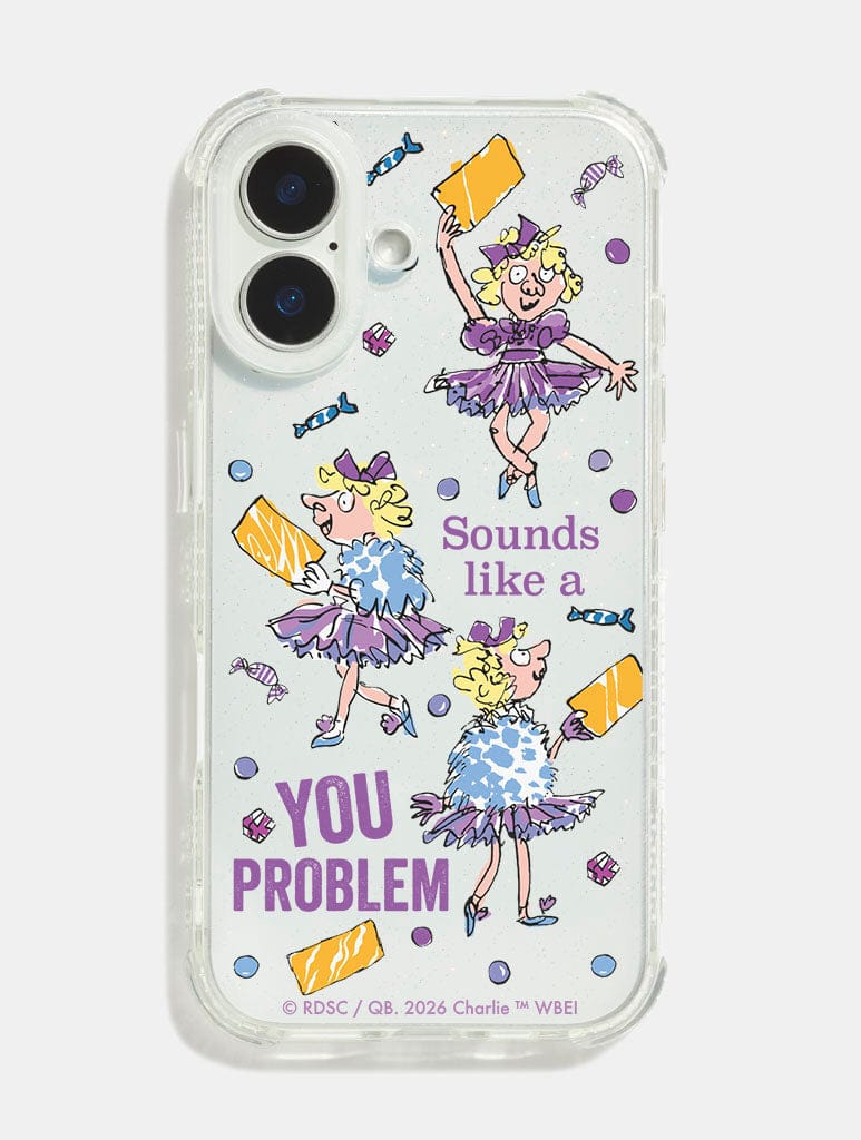 Roald Dahl x Skinnydip Charlie And The Chocolate Factory Veruca Salt Shock iPhone Case Phone Cases Skinnydip London
