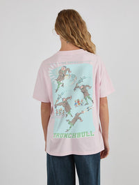 Roald Dahl x Skinnydip Matilda Miss Trunchbull T-Shirt In Pink Tops & T-Shirts Skinnydip London
