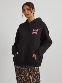 Robin Hood Sherwood Forest Hoodie in Black Hoodies & Sweatshirts Skinnydip London