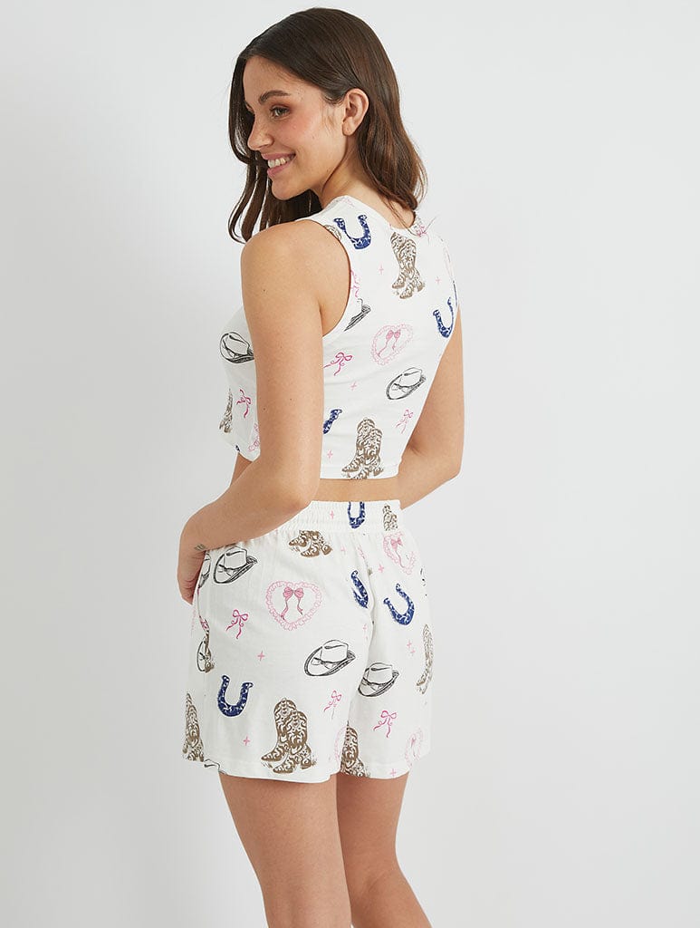 Rodeo Repeat Vest and Shorts Set Co-Ords Skinnydip London