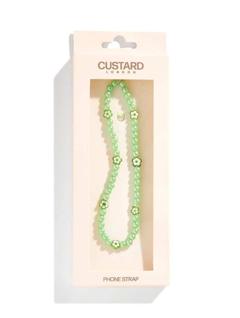 Sage Floral Strap Phone Grips Skinnydip London