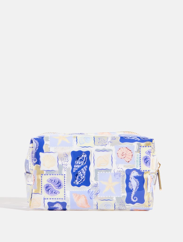 Sea Shell Stamps Makeup Bag Makeup Bags & Wash Bags Skinnydip London