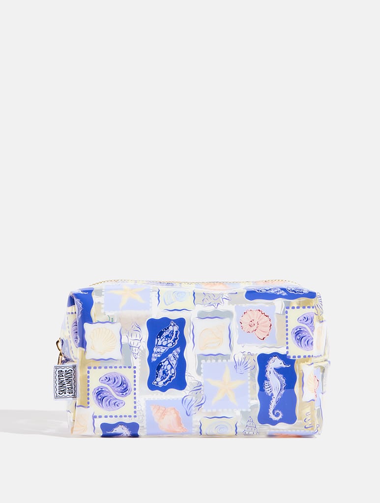 Sea Shell Stamps Makeup Bag Makeup Bags & Wash Bags Skinnydip London