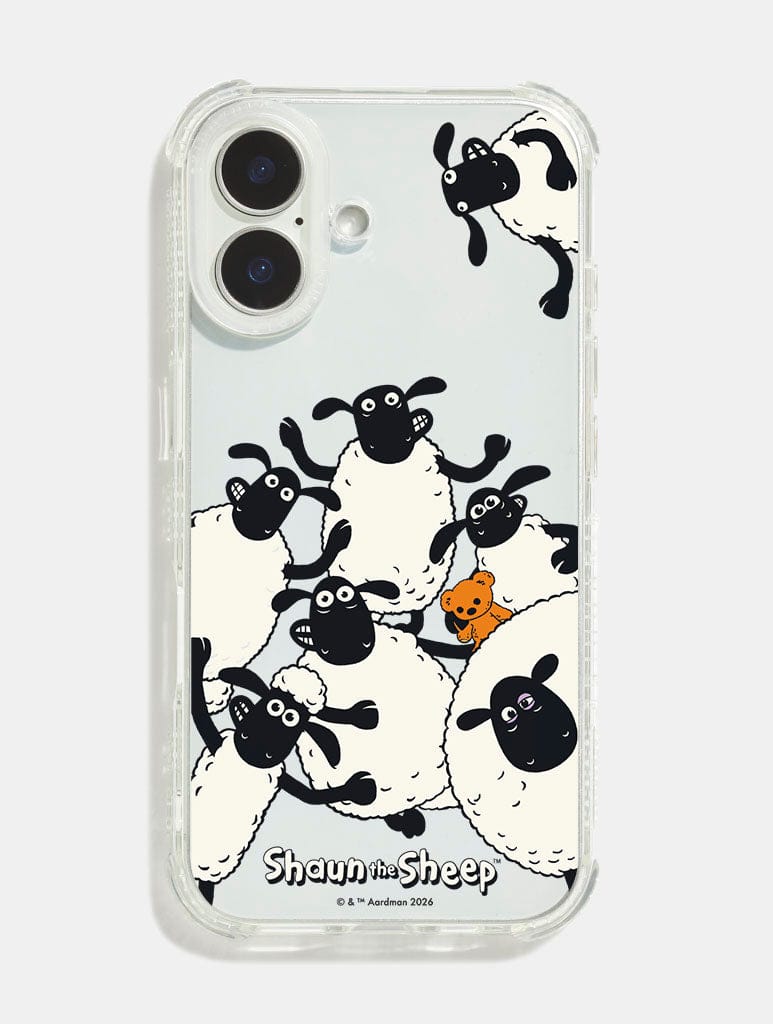 Shaun The Sheep x Skinnydip The Flock Shock iPhone Case | Black And White Phone  Cases